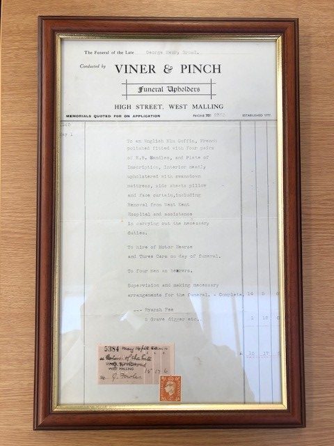 Viner And Sons Piece of History Certificate