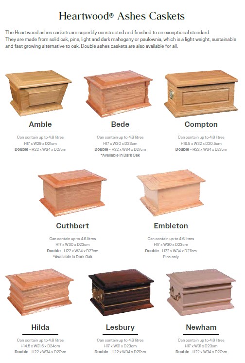 Heartwood Ashes Caskets